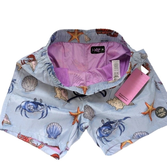 Mens M Swimsuit Psycho Tuna Board Shorts Medium Summer vacation swim tru… - Picture 5 of 10